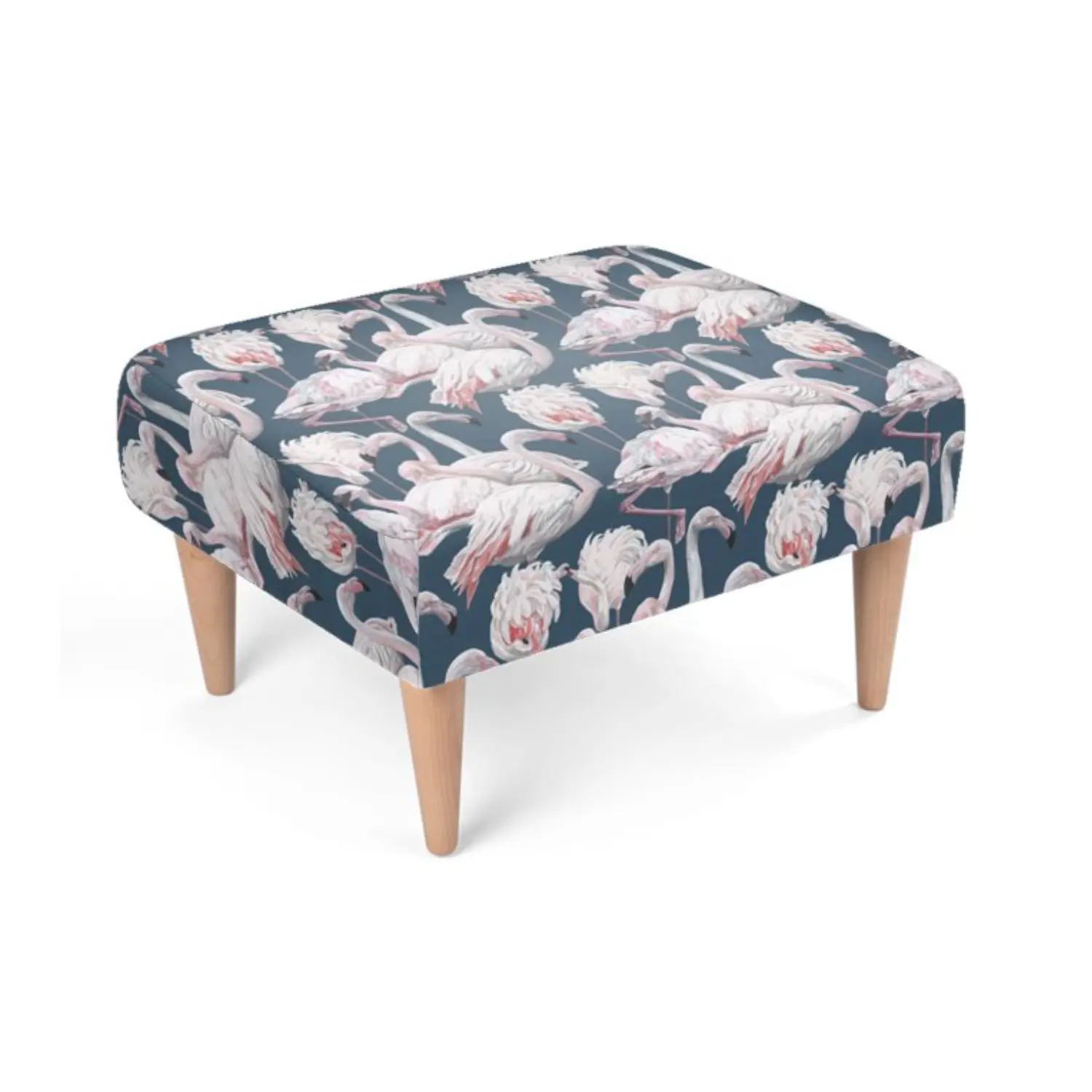 Flamboyant footstool
